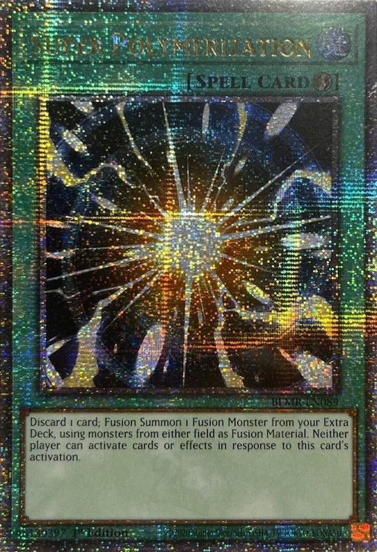 Super Polymerization [BLMR-EN089] Quarter Century Secret Rare | Deep Dive Games St. Marys