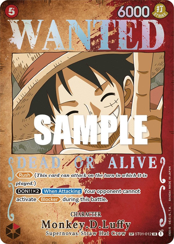 Monkey.D.Luffy (Wanted Poster) [Pillars of Strength] | Deep Dive Games St. Marys