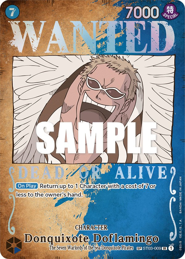 Donquixote Doflamingo (Wanted Poster) [Pillars of Strength] | Deep Dive Games St. Marys
