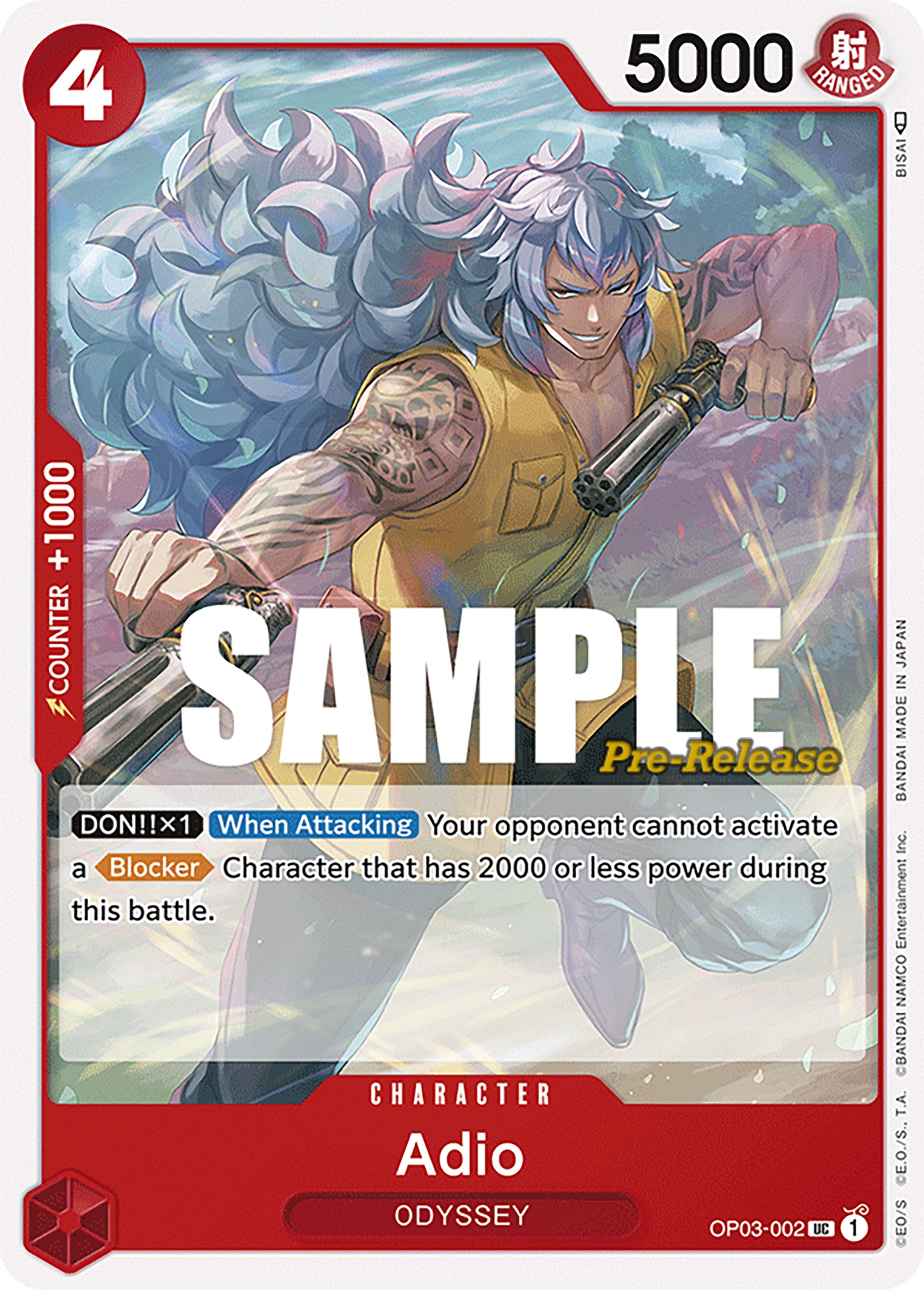 Adio [Pillars of Strength Pre-Release Cards] | Deep Dive Games St. Marys