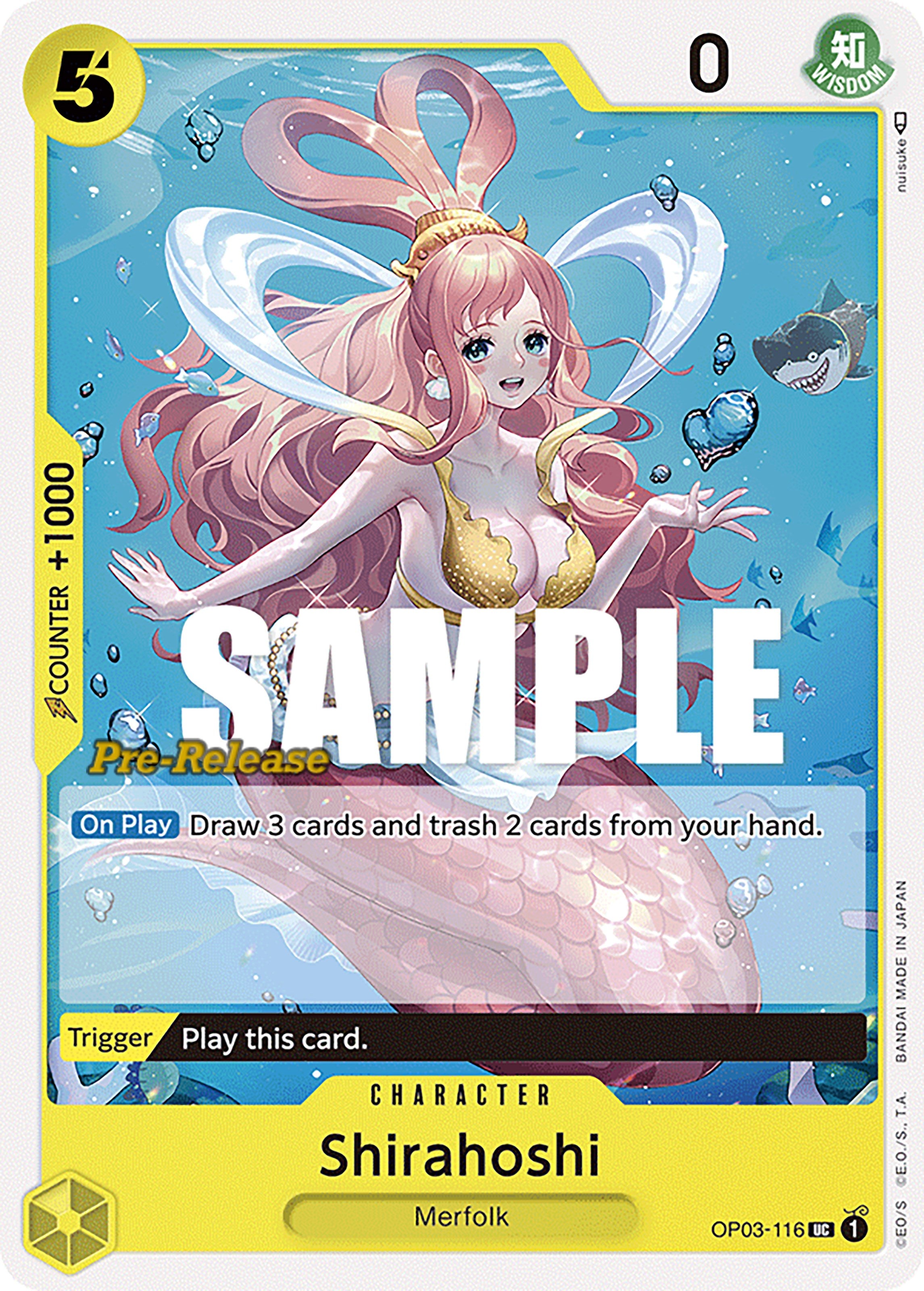 Shirahoshi [Pillars of Strength Pre-Release Cards] | Deep Dive Games St. Marys