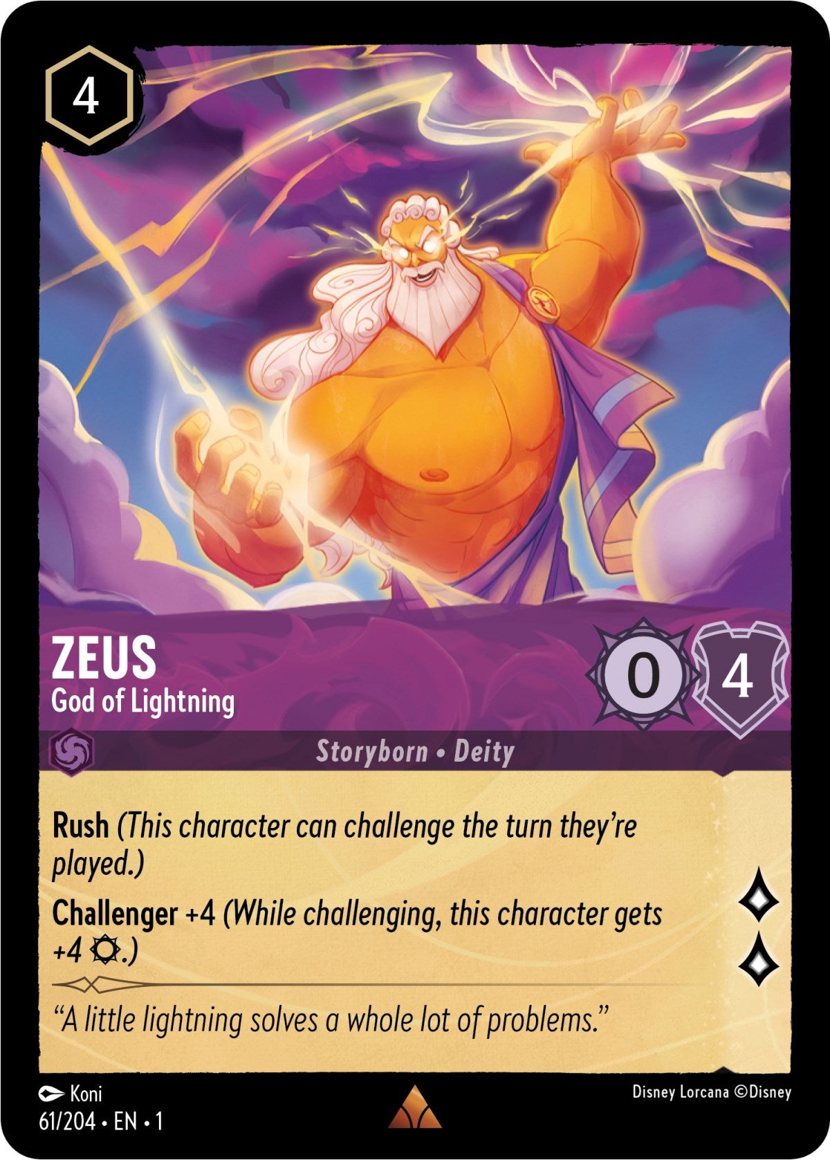 Zeus - God of Lightning (61/204) [The First Chapter] | Deep Dive Games St. Marys