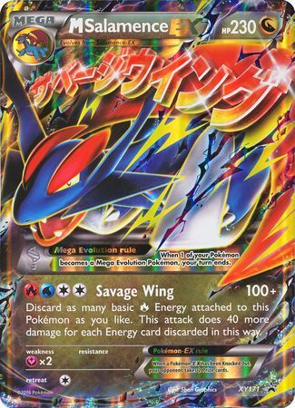 M Salamence EX (XY171) (Jumbo Card) [XY: Black Star Promos] | Deep Dive Games St. Marys