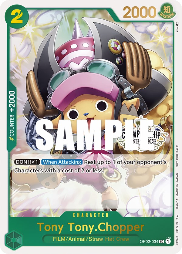 Tony Tony.Chopper (Store Championship Participation Pack) [One Piece Promotion Cards] | Deep Dive Games St. Marys