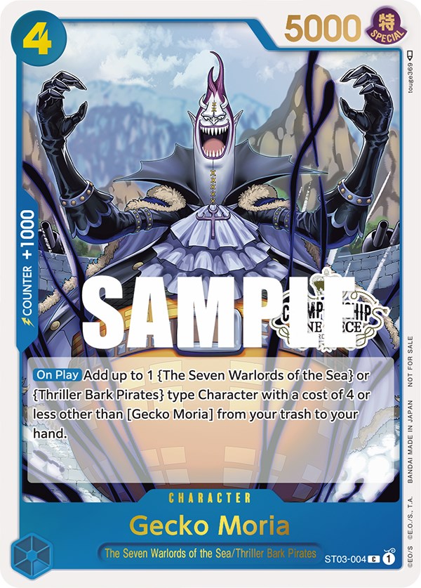 Gecko Moria (Store Championship Participation Pack) [One Piece Promotion Cards] | Deep Dive Games St. Marys