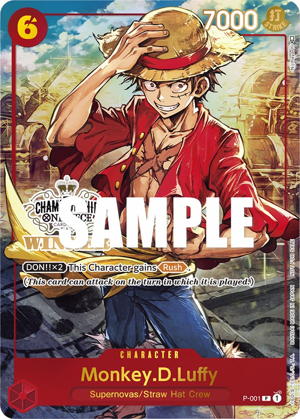 Monkey.D.Luffy (Store Championship Trophy Card) [One Piece Promotion Cards] | Deep Dive Games St. Marys