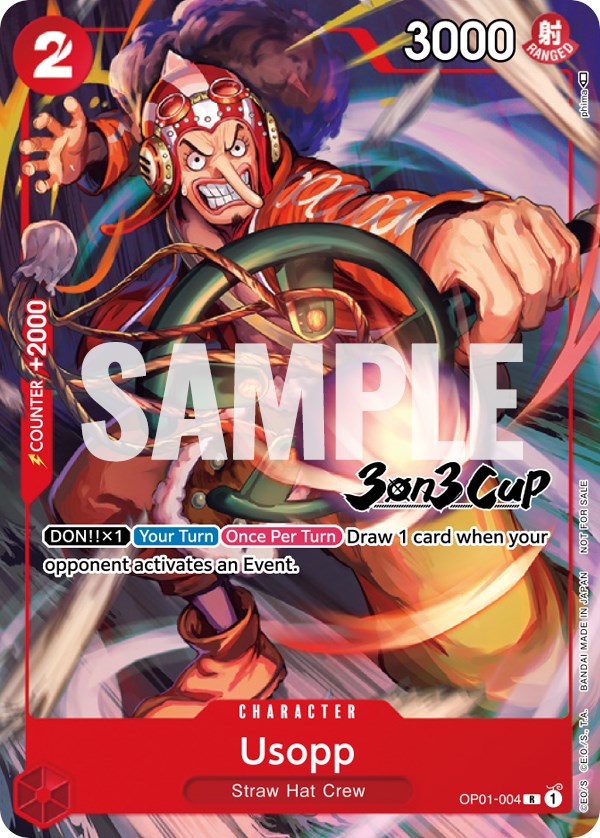 Usopp (3-on-3 Cup) [Participant] [One Piece Promotion Cards] | Deep Dive Games St. Marys