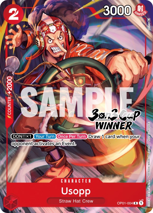 Usopp (3-on-3 Cup) [Winner] [One Piece Promotion Cards] | Deep Dive Games St. Marys