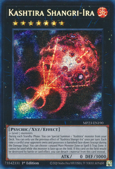 Kashtira Shangri-Ira [MP23-EN190] Prismatic Secret Rare | Deep Dive Games St. Marys