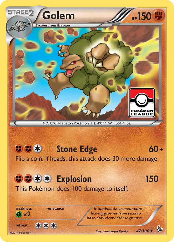 Golem (47/106) [XY: Flashfire] | Deep Dive Games St. Marys