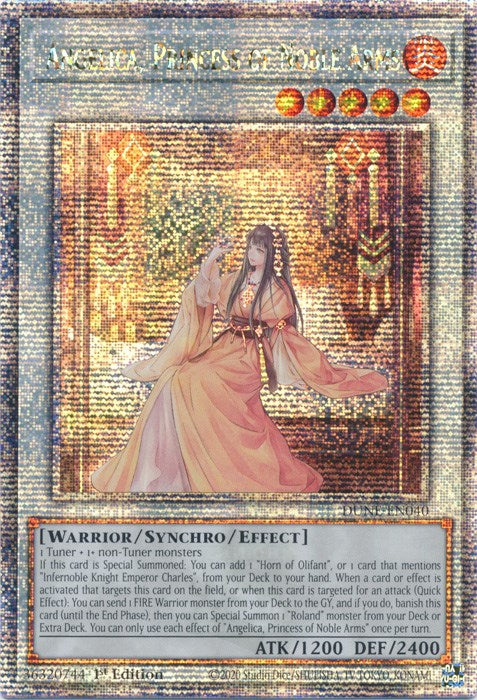 Angelica, Princess of Noble Arms [DUNE-EN040] Quarter Century Secret Rare | Deep Dive Games St. Marys