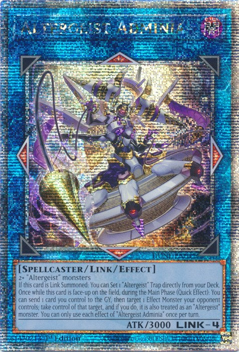 Altergeist Adminia [DUNE-EN047] Quarter Century Secret Rare | Deep Dive Games St. Marys