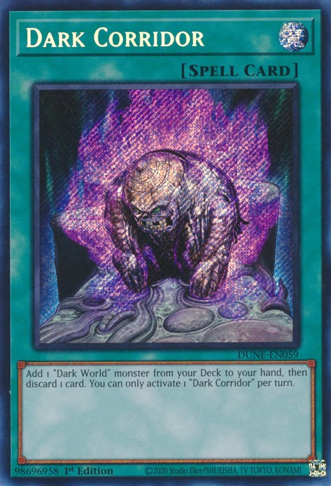 Dark Corridor [DUNE-EN059] Secret Rare | Deep Dive Games St. Marys