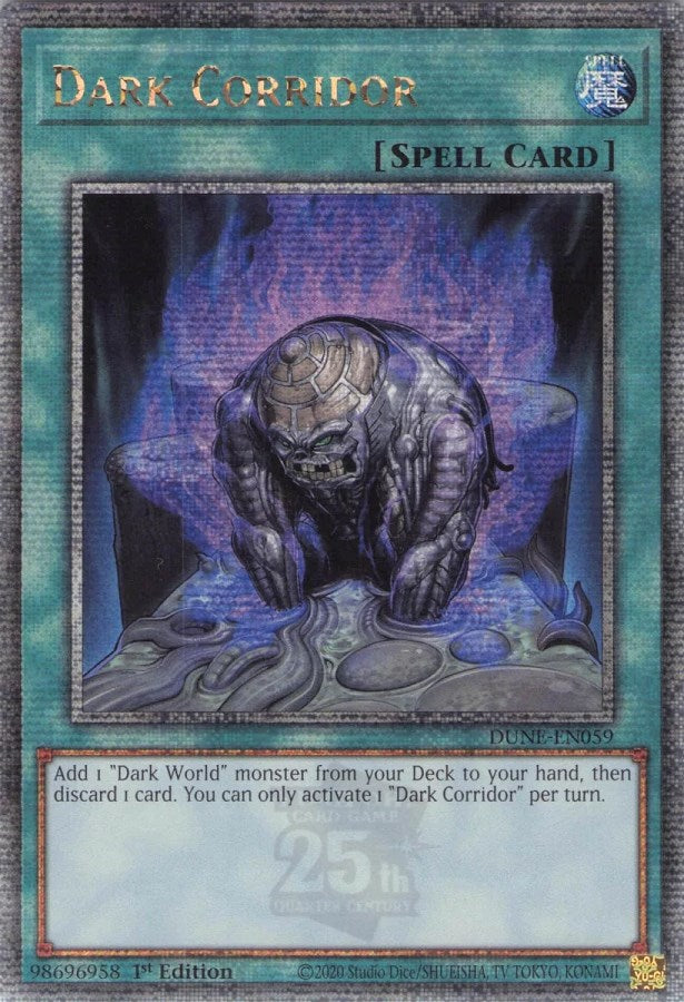 Dark Corridor [DUNE-EN059] Quarter Century Secret Rare | Deep Dive Games St. Marys