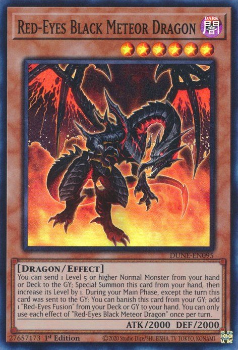 Red-Eyes Black Meteor Dragon [DUNE-EN095] Super Rare | Deep Dive Games St. Marys