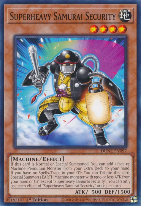 Superheavy Samurai Security [DUNE-EN097] Common | Deep Dive Games St. Marys