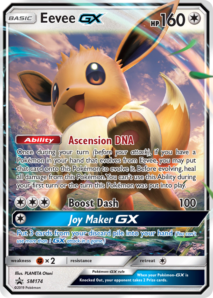 Eevee GX (SM174) [Sun & Moon: Black Star Promos] | Deep Dive Games St. Marys