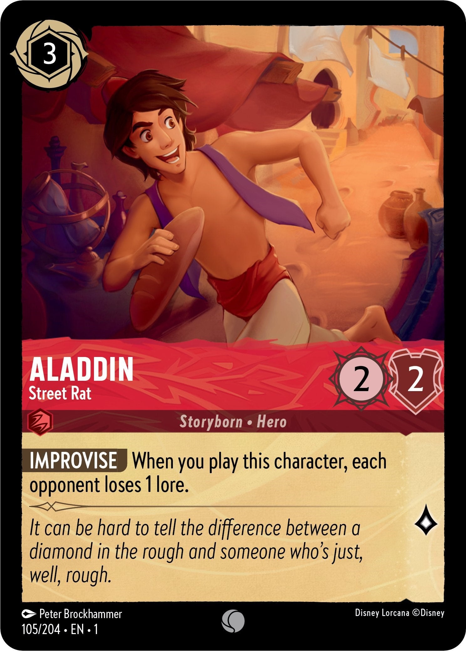 Aladdin - Street Rat (105/204) [The First Chapter] | Deep Dive Games St. Marys