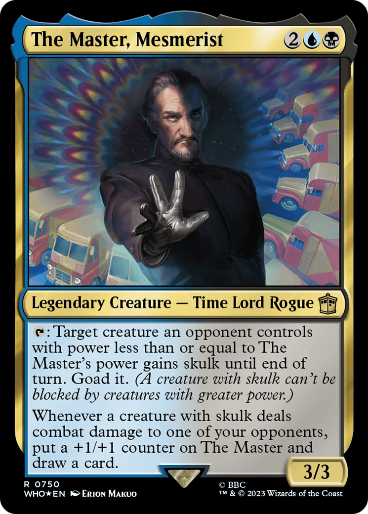The Master, Mesmerist (Surge Foil) [Doctor Who] | Deep Dive Games St. Marys