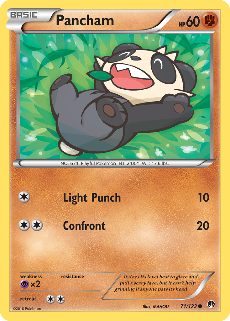 Pancham (71/122) [XY: BREAKpoint] | Deep Dive Games St. Marys