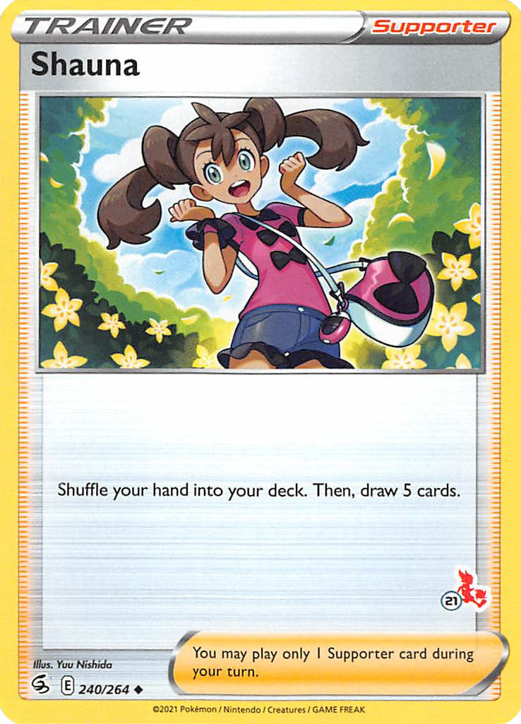 Shauna (240/264) (Cinderace Stamp #21) [Battle Academy 2022] | Deep Dive Games St. Marys