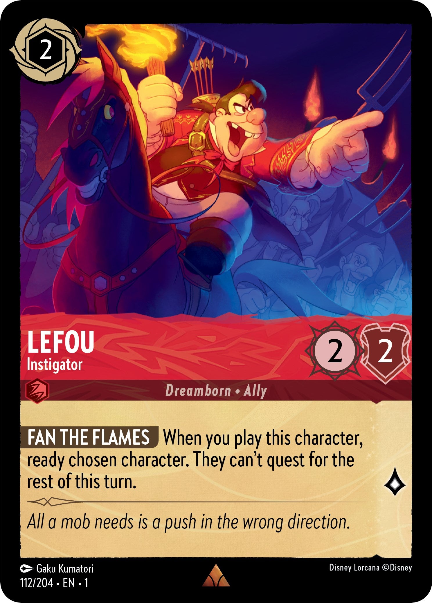 Lefou - Instigator (112/204) [The First Chapter] | Deep Dive Games St. Marys