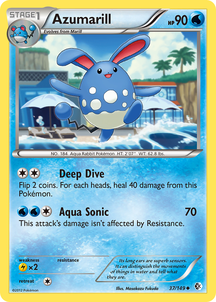 Azumarill (37/149) [Black & White: Boundaries Crossed] | Deep Dive Games St. Marys