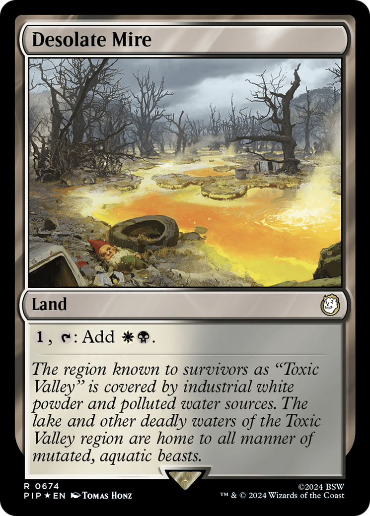 Desolate Mire (Surge Foil) [Fallout] | Deep Dive Games St. Marys