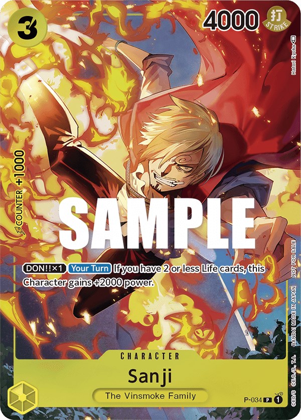 Sanji (Event Pack Vol. 2) [One Piece Promotion Cards] | Deep Dive Games St. Marys