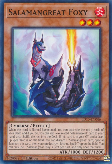 Salamangreat Foxy [LD10-EN046] Common | Deep Dive Games St. Marys