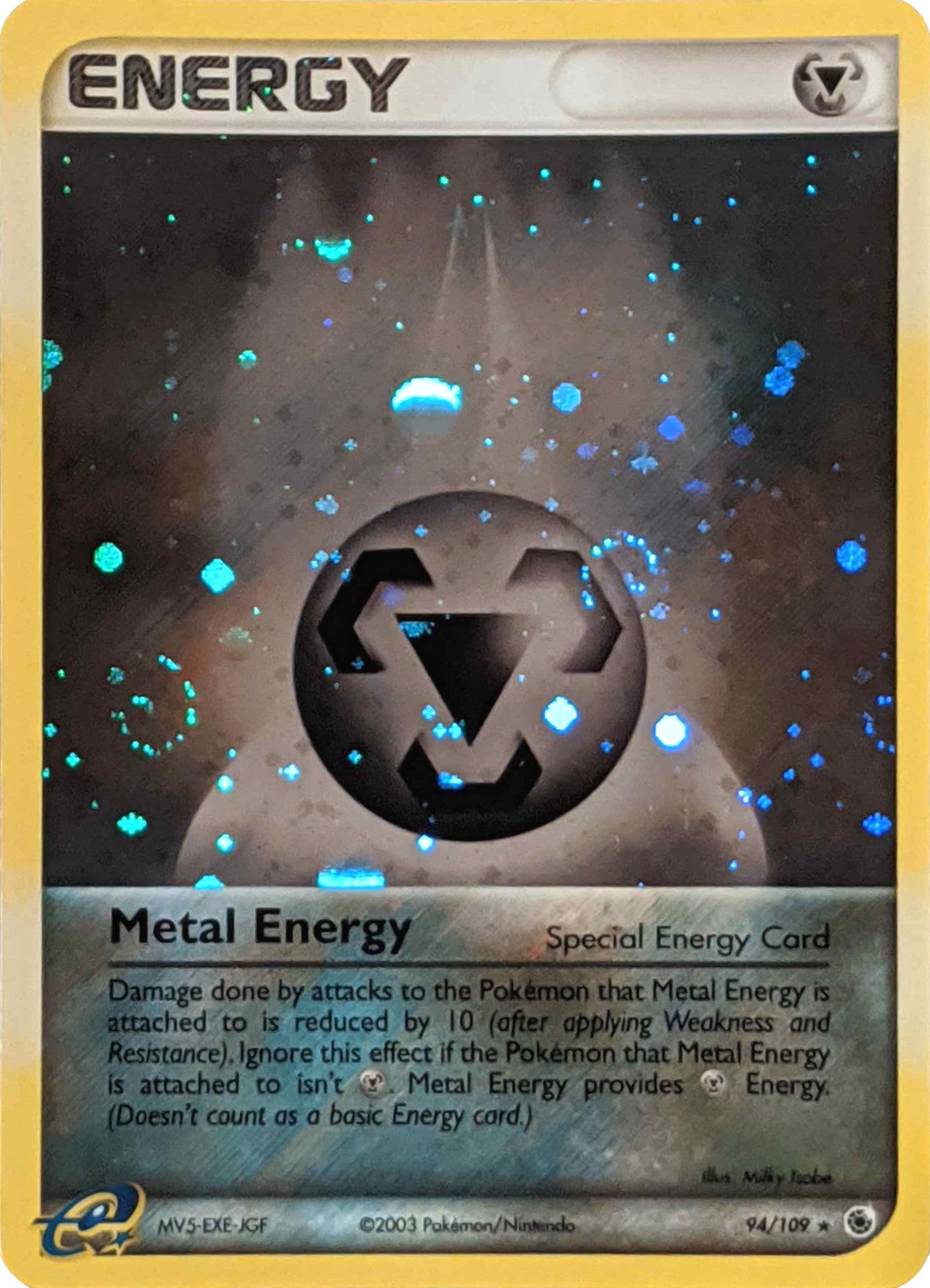Metal Enery (94/109) (Cosmos Holo) [EX: Ruby & Sapphire] | Deep Dive Games St. Marys