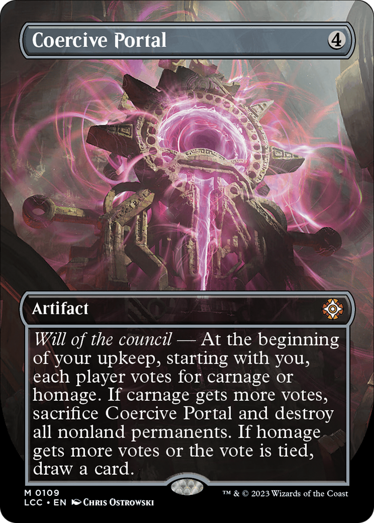 Coercive Portal (Borderless) [The Lost Caverns of Ixalan Commander] | Deep Dive Games St. Marys