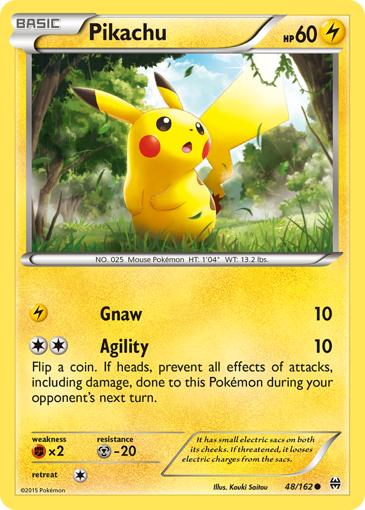 Pikachu (48/162) [XY: BREAKthrough] | Deep Dive Games St. Marys