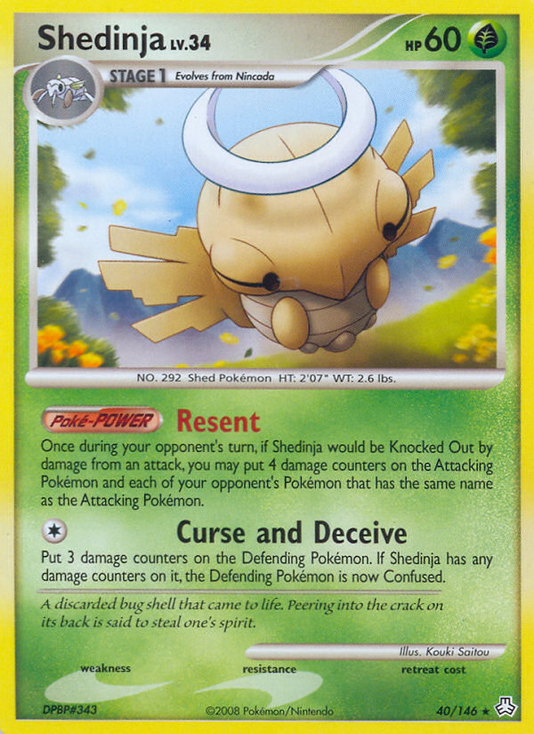 Shedinja (40/146) [Diamond & Pearl: Legends Awakened] | Deep Dive Games St. Marys