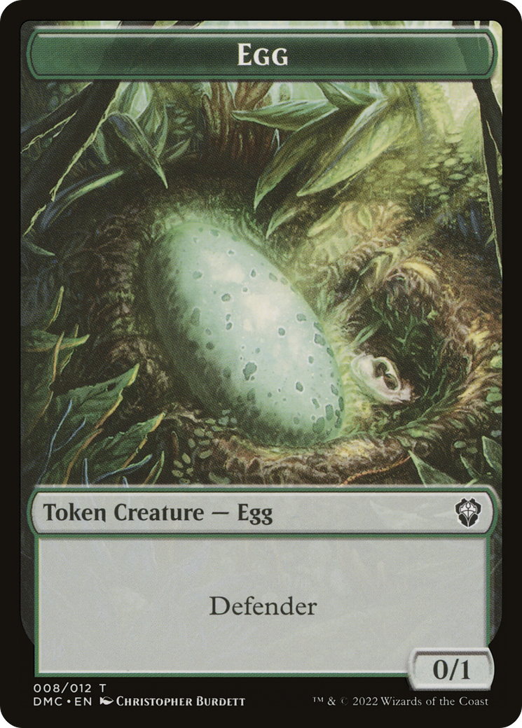 Treasure // Egg Double-Sided Token [Secret Lair Drop Series] | Deep Dive Games St. Marys