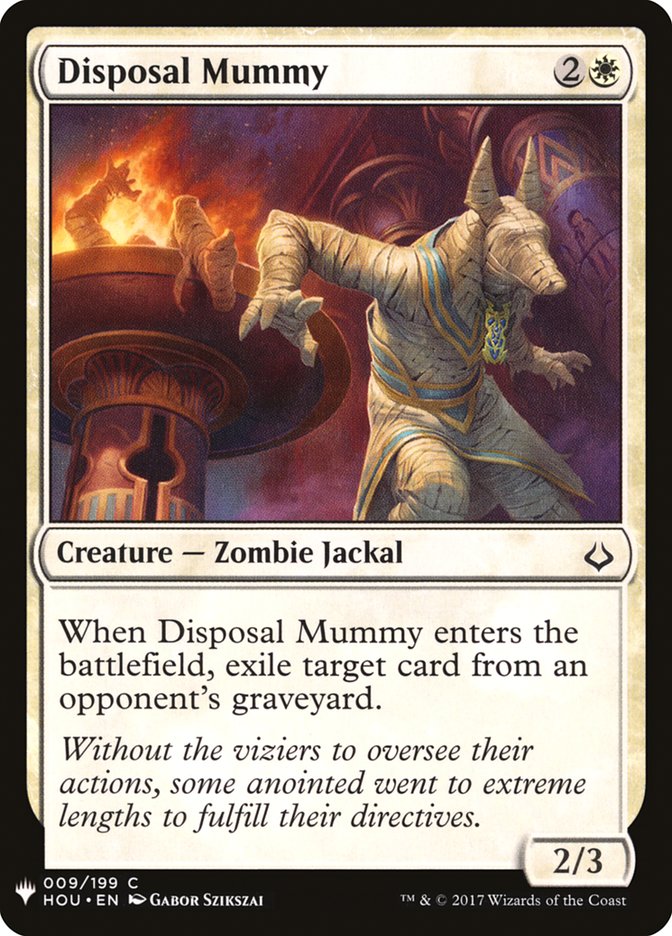 Disposal Mummy [Mystery Booster] | Deep Dive Games St. Marys