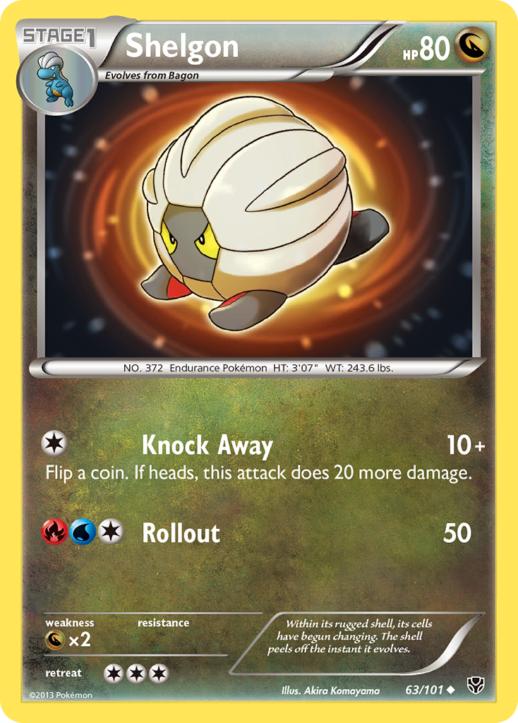 Shelgon (63/101) [Black & White: Plasma Blast] | Deep Dive Games St. Marys