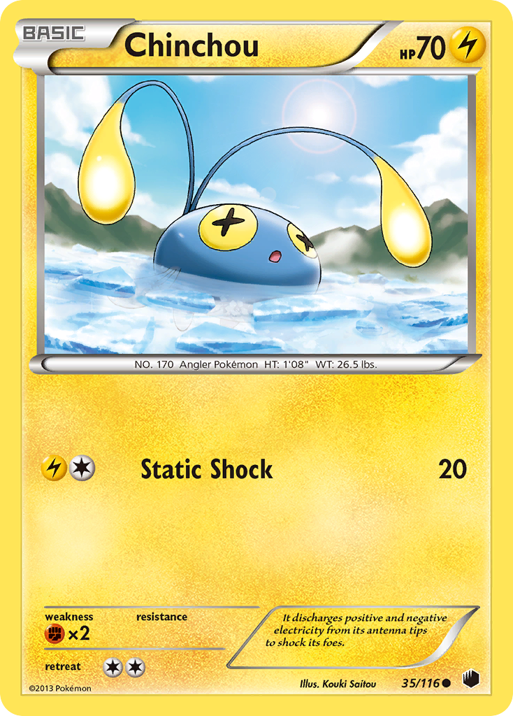 Chinchou (35/116) [Black & White: Plasma Freeze] | Deep Dive Games St. Marys