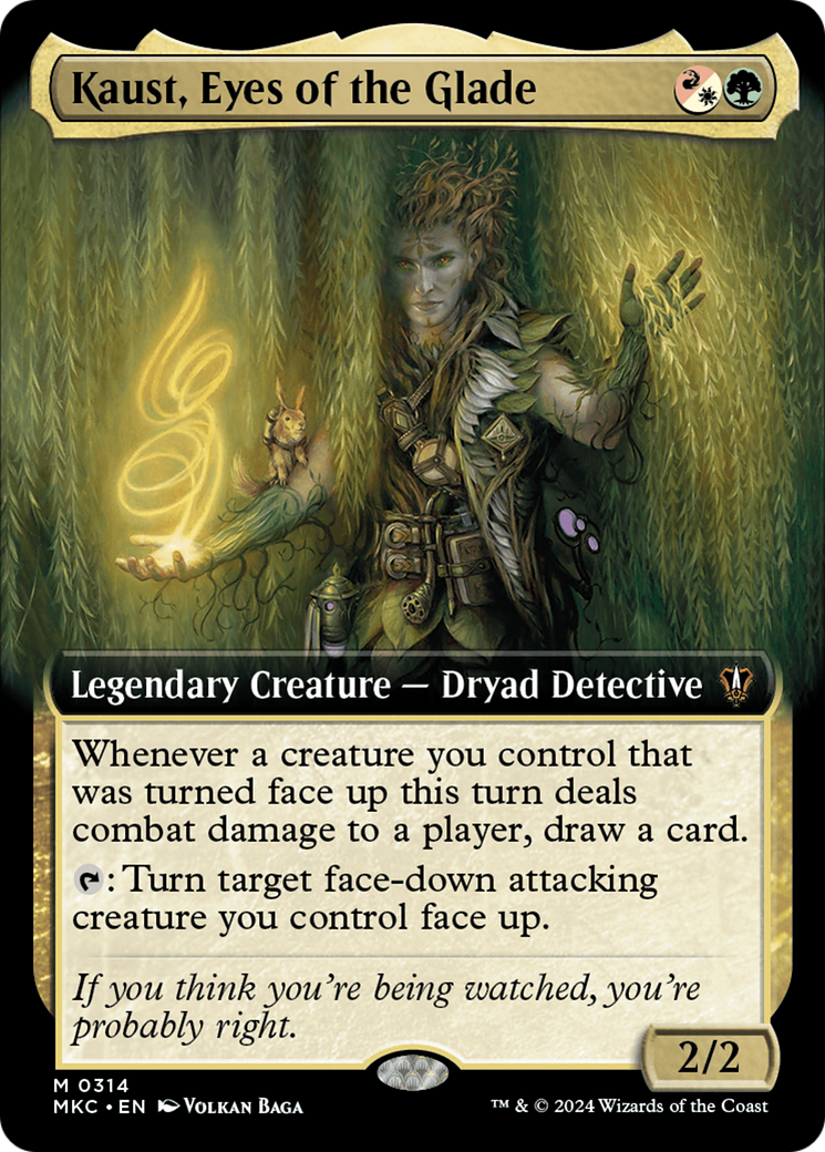 Kaust, Eyes of the Glade (Extended Art) [Murders at Karlov Manor Commander] | Deep Dive Games St. Marys
