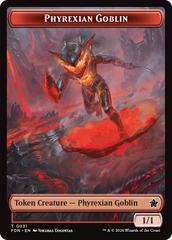 Cat (0027) // Phyrexian Goblin Double-Sided Token [Foundations Tokens] | Deep Dive Games St. Marys