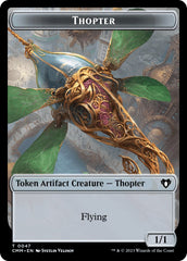 Thopter // Bird Illusion Double-Sided Token [Commander Masters Tokens] | Deep Dive Games St. Marys