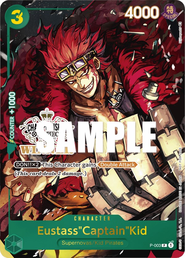 Eustass"Captain"Kid (Store Championship Vol. 2) [Winner] [One Piece Promotion Cards] | Deep Dive Games St. Marys