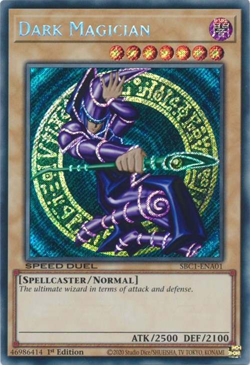 Dark Magician [SBC1-ENA01] Secret Rare | Deep Dive Games St. Marys