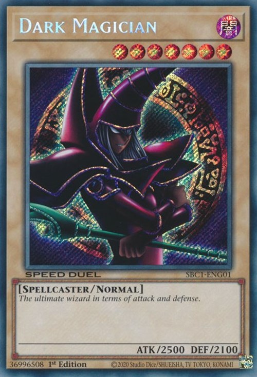 Dark Magician [SBC1-ENG01] Secret Rare | Deep Dive Games St. Marys