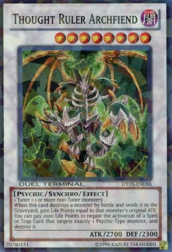 Thought Ruler Archfiend [DT05-EN088] Super Rare | Deep Dive Games St. Marys