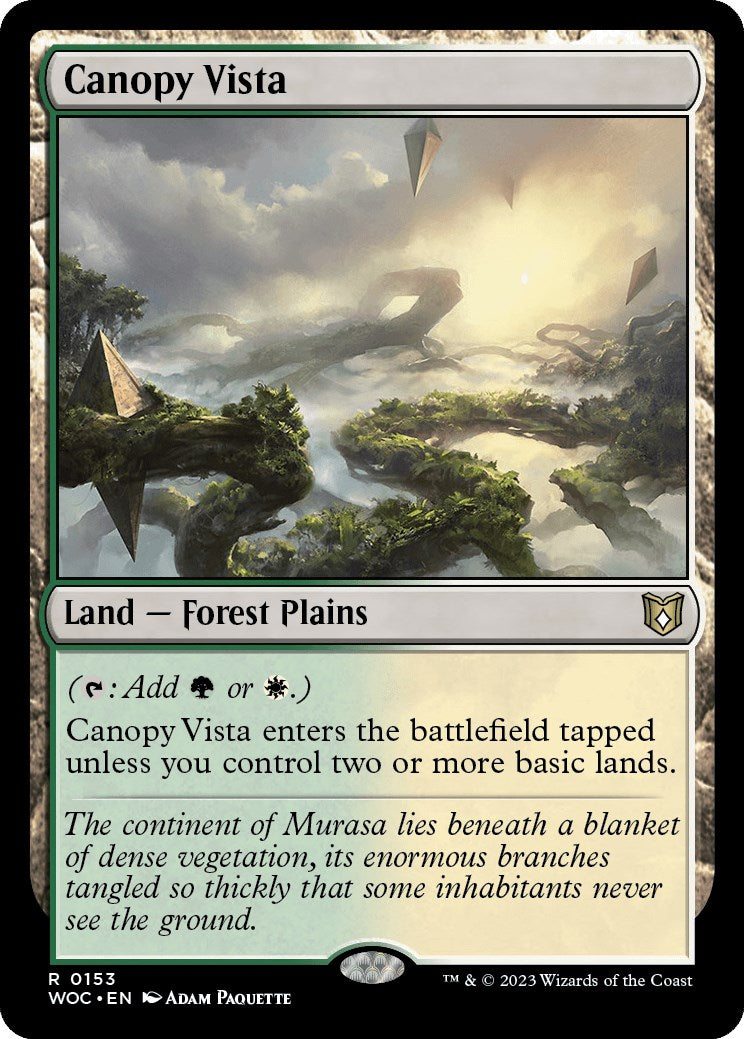 Canopy Vista [Wilds of Eldraine Commander] | Deep Dive Games St. Marys