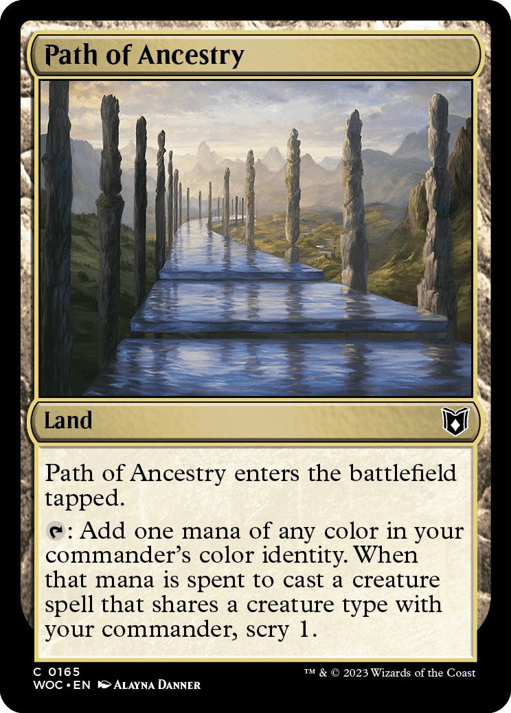 Path of Ancestry [Wilds of Eldraine Commander] | Deep Dive Games St. Marys