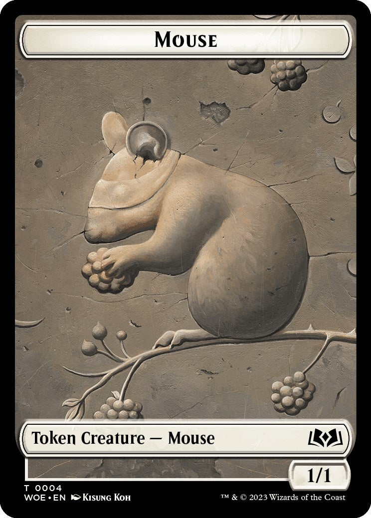 Mouse Token [Wilds of Eldraine Tokens] | Deep Dive Games St. Marys