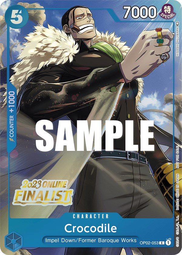 Crocodile (Online Regional 2023) [Finalist] [One Piece Promotion Cards] | Deep Dive Games St. Marys