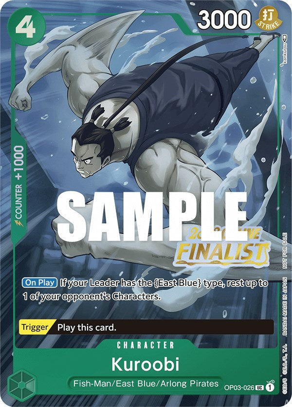 Kuroobi (Online Regional 2023) [Finalist] [One Piece Promotion Cards] | Deep Dive Games St. Marys